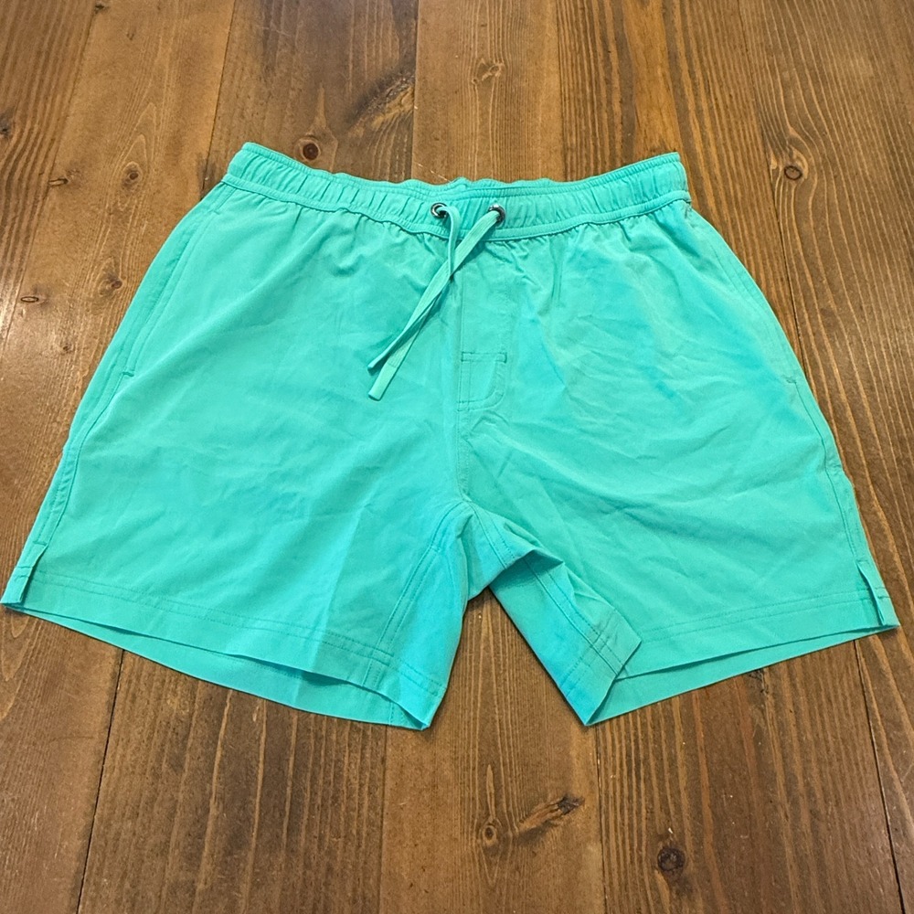 Bamboo Ave Boundless Lightweight Breathable Shorts‎ 5" Size Medium Teal